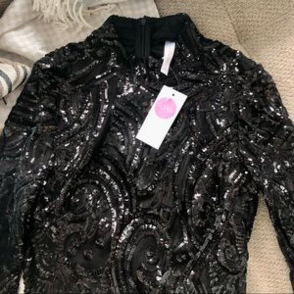 NEW Honey Embellish Net Dress | M - Picture 3 of 13